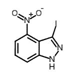 CAS#: 885521-22-2, 3-Iodo-4-nitro-1H-indazole