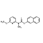 CAS#: 88569-82-8, O-2-Naphthyl (6-methoxy-2-pyridinyl)methylcarbamothioate