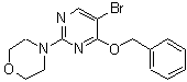 CAS 登录号：885952-23-8， 4-[4-(苄氧基)-5-溴-2-嘧啶基]吗啉