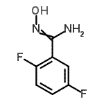 CAS#: 885957-32-4, 2,5-Difluoro-N'-hydroxybenzenecarboximidamide