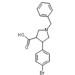 CAS#: 885959-06-8, 1-Benzyl-4-(4-bromophenyl)-3-pyrrolidinecarboxylic acid