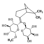 CAS#: 88623-94-3, Methyl 6-O-alpha-L-arabinopyranosyl-6-C-(6,6-dimethylbicyclo[3.1.1]hept-2-ylidene)-beta-L-idopyranoside