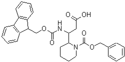 CAS#: 886362-31-8, 3-{1-[(Benzyloxy)carbonyl]-2-piperidinyl}-3-{[(9H-fluoren-9-ylmethoxy)carbonyl]amino}propanoic acid