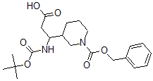 CAS#: 886362-36-3, beta-[[(1,1-Dimethylethoxy)Carbonyl]Amino]-1-[(Phenylmethoxy)Carbonyl]-3-Piperidinepropanoic Acid