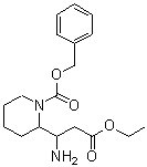 CAS 登录号：886362-39-6， 2-(1-氨基-3-乙氧基-3-氧代丙基)-1-哌啶羧酸苄酯