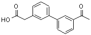 CAS#: 886363-13-9, (3'-Acetyl-3-biphenylyl)acetic acid