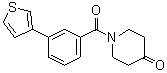 CAS#: 886363-42-4, 1-[3-(3-Thienyl)benzoyl]-4-piperidinone