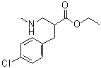 CAS 登录号：886364-67-6， 2-(4-氯苄基)-3-(甲基氨基)丙酸乙酯