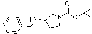 CAS#: 886364-95-0, 2-Methyl-2-propanyl 3-[(4-pyridinylmethyl)amino]-1-pyrrolidinecarboxylate