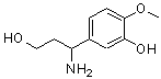 CAS#: 886366-32-1, 5-(1-Amino-3-hydroxypropyl)-2-methoxyphenol