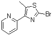 CAS#: 886370-92-9, 2-(2-Bromo-5-methyl-1,3-thiazol-4-yl)pyridine