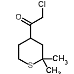 CAS#: 88653-80-9, 2-Chloro-1-(2,2-dimethyltetrahydro-2H-thiopyran-4-yl)ethanone