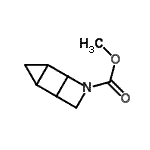 CAS#: 88656-25-1, Methyl 6-azatricyclo[3.2.0.0<sup>2,4</sup>]heptane-6-carboxylate