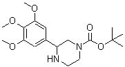 CAS 登录号：886770-31-6， 3-(3,4,5-三甲氧基苯基)-1-哌嗪羧酸叔丁酯