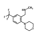 CAS#: 886851-52-1, N-Methyl-1-[2-(4-morpholinyl)-5-(trifluoromethyl)phenyl]methanamine