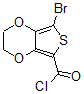 CAS#: 886851-53-2, 7-Bromo-2,3-Dihydro-Thieno[3,4-b]-1,4-Dioxin-5-Carbonylchloride