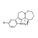 CAS#: 88704-55-6, (1S,13bS)-10-Bromo-1,2,7,8,13,13b-hexahydro[1,6,2]oxathiazepino[2',3':1,2]pyrido[3,4-b]indol-1-amine
