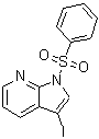 CAS#: 887115-53-9, 3-Iodo-1-(phenylsulfonyl)-1H-pyrrolo[2,3-b]pyridine