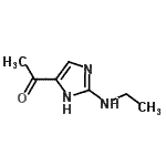 CAS#: 88723-12-0, 1-[2-(Ethylamino)-1H-imidazol-4-yl]ethanone