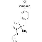 CAS 登录号：887355-04-6， 乙基3-[4-(氯磺酰基)苯基]-2,2-二甲基丙酸酯