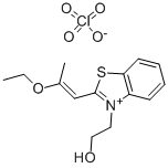 CAS#: 88736-02-1, 2-(2-Ethoxy-1-Propenyl)-3-(2-Hydroxyethyl)Benzothiazolium Perchlorate