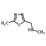 CAS#: 887405-27-8, N-Methyl-1-(5-methyl-1,3,4-oxadiazol-2-yl)methanamine