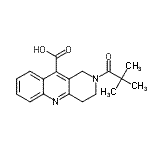 CAS 登录号：887432-93-1， 2-(2,2-二甲基丙烷酰基)-1,2,3,4-四氢苯并[b][1,6]萘啶-10-羧酸