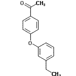 CAS 登录号：887574-79-0， 1-[4-(3-乙基苯氧基)苯基]乙酮