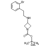 CAS 登录号：887579-80-8， 2-甲基-2-丙基3-{[2-(2-溴苯基)乙基]氨基}-1-吖丁啶羧酸酯