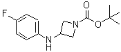 CAS#: 887580-12-3, 2-Methyl-2-propanyl 3-[(4-fluorophenyl)amino]-1-azetidinecarboxylate