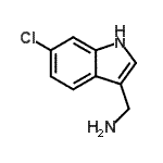 CAS#: 887581-88-6, 1-(6-Chloro-1H-indol-3-yl)methanamine