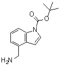 CAS#: 887584-07-8, 2-Methyl-2-propanyl 4-(aminomethyl)-1H-indole-1-carboxylate