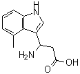 CAS 登录号：887584-12-5， 3-氨基-3-(4-甲基-1H-吲哚-3-基)丙酸