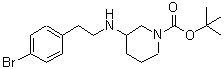 CAS#: 887584-63-6, 2-Methyl-2-propanyl 3-{[2-(4-bromophenyl)ethyl]amino}-1-piperidinecarboxylate
