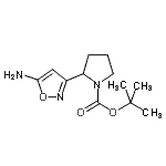 CAS#: 887586-28-9, 2-Methyl-2-propanyl 2-(5-amino-1,2-oxazol-3-yl)-1-pyrrolidinecarboxylate