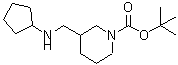 CAS 登录号：887586-41-6， 3-[(环戊基氨基)甲基]-1-哌啶羧酸叔丁酯