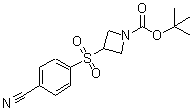 CAS 登录号：887586-94-9， 3-[(4-氰基苯基)磺酰基]-1-吖丁啶羧酸叔丁酯