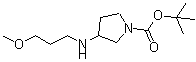 CAS#: 887587-38-4, 2-Methyl-2-propanyl 3-[(3-methoxypropyl)amino]-1-pyrrolidinecarboxylate