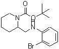 CAS#: 887587-59-9, 2-Methyl-2-propanyl 2-{[(2-bromophenyl)amino]methyl}-1-piperidinecarboxylate