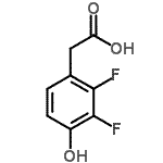 CAS#: 887587-75-9, (2,3-Difluoro-4-hydroxyphenyl)acetic acid