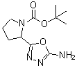 CAS#: 887587-93-1, 2-Methyl-2-propanyl 2-(5-amino-1,3,4-oxadiazol-2-yl)-1-pyrrolidinecarboxylate