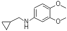 CAS#: 887588-08-1, N-(cyclopropylmethyl)-3,4-dimethoxy-aniline