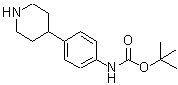 CAS#: 887589-58-4, 2-Methyl-2-propanyl [4-(4-piperidinyl)phenyl]carbamate