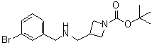CAS#: 887589-82-4, 2-Methyl-2-propanyl 3-{[(3-bromobenzyl)amino]methyl}-1-azetidinecarboxylate