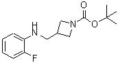 CAS#: 887589-96-0, 2-Methyl-2-propanyl 3-{[(2-fluorophenyl)amino]methyl}-1-azetidinecarboxylate