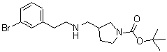 CAS 登录号：887590-90-1， 3-({[2-(3-溴苯基)乙基]氨基}甲基)-1-吡咯烷羧酸叔丁酯