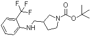 CAS 登录号：887591-06-2， 3-({[2-(三氟甲基)苯基]氨基}甲基)-1-吡咯烷羧酸叔丁酯