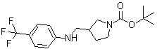 CAS 登录号：887591-12-0， 3-({[4-(三氟甲基)苯基]氨基}甲基)-1-吡咯烷羧酸叔丁酯