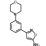 CAS 登录号：887591-31-3， 3-[3-(4-吗啉基)苯基]-1,2-恶唑-5-胺