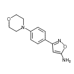 CAS#: 887591-37-9, 3-[4-(4-Morpholinyl)phenyl]-1,2-oxazol-5-amine